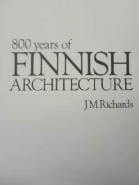 800 years of Finnish Architecture