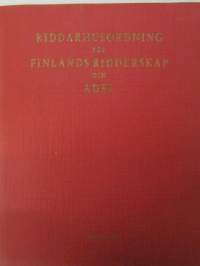 Riddarhusordningen för Finlands Ridderskap 1988 - Ritarihuonejärjestys Suomen Ritaristolle ja Aatelille