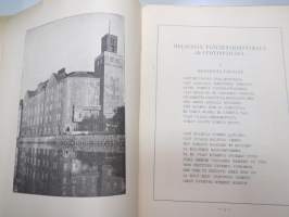 H.T.Y. 40 v - Helsingin Työväenyhdistys 40-vuotias, historiikki - tämä kappale kuulunut Valtiollisen poliisin eli Valpon kokoelmiin (2 leimaa) -history of