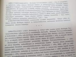 H.T.Y. 40 v - Helsingin Työväenyhdistys 40-vuotias, historiikki - tämä kappale kuulunut Valtiollisen poliisin eli Valpon kokoelmiin (2 leimaa) -history of