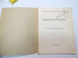 Suomen Puhelinlaitosten Liitto - Rakennusohjeet I osa Pylväsrakenteet -telephone line poles and their construction, technical features