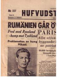 Hyvudstadsbladet no 244 ja 227, 1944