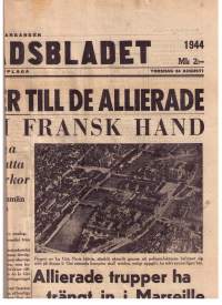 Hyvudstadsbladet no 244 ja 227, 1944