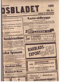 Hyvudstadsbladet no 244 ja 227, 1944