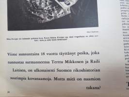 Suomen Kuvalehti 1965 nr 3, ilmestynyt 36.1.1965, sis. mm. seur. artikkelit / kuvat / mainokset; Kansikuva Sukarno, Kent savukkeet, Sietämättömät