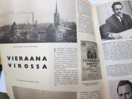 Suomen Kuvalehti 1965 nr 21, ilmestynyt 22.5.1965, sis. mm. seur. artikkelit / kuvat / mainokset; Kansikuva &quot;Seppelneidot&quot;, Maan vanhimmat identtiset kaksoset Hilja