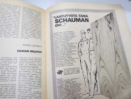 Suomen Kuvalehti 1965 nr 21, ilmestynyt 22.5.1965, sis. mm. seur. artikkelit / kuvat / mainokset; Kansikuva &quot;Seppelneidot&quot;, Maan vanhimmat identtiset kaksoset Hilja