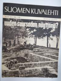 Suomen Kuvalehti 1965 nr 8, ilmestynyt 20.2.1965, sis. mm. seur. artikkelit / kuvat / mainokset; Kansikuva &quot;Pohjois-Vietnamin naiset kaivavat suojahautoja&quot; - Uuden