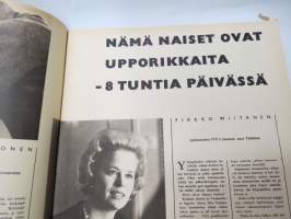 Suomen Kuvalehti 1965 nr 8, ilmestynyt 20.2.1965, sis. mm. seur. artikkelit / kuvat / mainokset; Kansikuva &quot;Pohjois-Vietnamin naiset kaivavat suojahautoja&quot; - Uuden