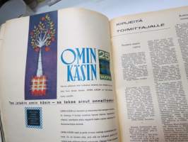 Suomen Kuvalehti 1965 nr 8, ilmestynyt 20.2.1965, sis. mm. seur. artikkelit / kuvat / mainokset; Kansikuva &quot;Pohjois-Vietnamin naiset kaivavat suojahautoja&quot; - Uuden