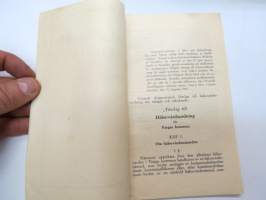 Hälsovårdsorning för Pargas kommun 1914 -Paraisten kunnan terveydenhuolto-ohjesääntö / health care rules for Parainen / Pargas parish