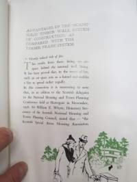 Scano - Solid Timber Houses -swedish pre-fabricated houses - marketing book for British markets -ruotsalaisten valmistalojen malli- ja markkinointikirja Britannian