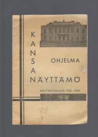 Kansan Näyttämön Ohjlema - Näytäntökausi 1932 - 1933 paljon mainoksia