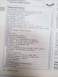 Portti 1992 nr 4, Isaac Asimov, Jorge Luis Borges, Dino Buzzati -Science Fiction magazine
