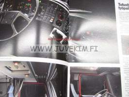 Scania P93 paloauto -myyntiesite (1988) / sales brochure