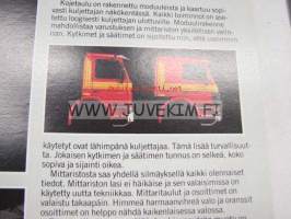 Scania P93 paloauto -myyntiesite (1988) / sales brochure