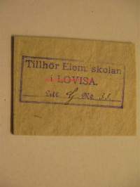 Ex Libris Elem.skolan i Lovisa