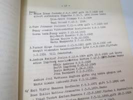 Släkt och Hävd nr 3 - organ för släktforskarna i Terjärv -Teerijärven sukututkijain julkaisu -local genealogical studies
