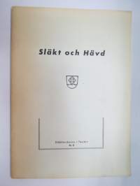 Släkt och Hävd nr 8 - organ för släktforskarna i Terjärv -Teerijärven sukututkijain julkaisu -local genealogical studies