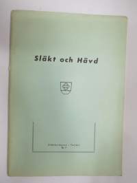 Släkt och Hävd nr 7 - organ för släktforskarna i Terjärv -Teerijärven sukututkijain julkaisu -local genealogical studies