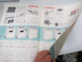 Husqvarna elspisar -broschyr / myyntiesite / sales brochure