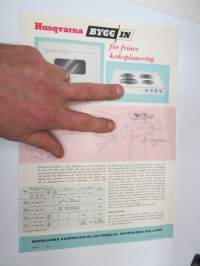 Husqvarna elspisar -broschyr / myyntiesite / sales brochure