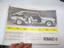 Renault 16 -myyntiesite / sales brochure