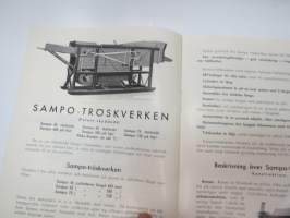 Sampo, Pikku-Sampo tröskverken -esite / sales brochure