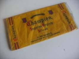 Champion  tyhjä piipputupakka pakkaus