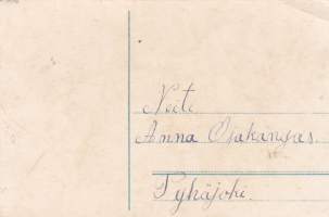 Vanha joulukortti -   Koko 11 x 7 cm.