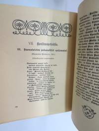 Mikael Agricola - Elämäkerrallinen kuvaus, juhlajulökaisumuistopatsaan paljastukseen  Viipurissa 21.6.1908 -life of M. Agricola, kuvitus Väinö Blomstedt