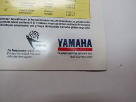 Yamaha 1993 -sales brochure / myyntiesite