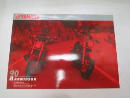 Yamaha 2001 originaalitarvikkeet -sales brochure / myyntiesite