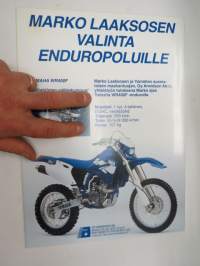 Yamaha WR400F - Marko Laaksonen Racing -sales brochure / myyntiesite