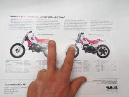 Yamaha PW80 / PW50 -sales brochure / myyntiesite