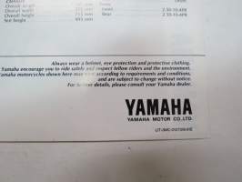 Yamaha PW80 / PW50 -sales brochure / myyntiesite