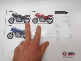Yamaha XJ900S Diversion -sales brochure / myyntiesite