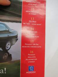 Aja Hyvin 1996 nr 1 -Peugeot autoilun erikoislehti - Asiakaslehti - customer magazine