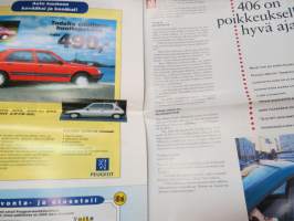 Aja Hyvin 1996 nr 1 -Peugeot autoilun erikoislehti - Asiakaslehti - customer magazine