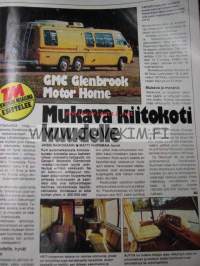 Tekniikan Maailma 1977 nr 4. Koeajossa ison Saabin perusmalli. Saab 96 GL, Moskvitsh Pick-up,  Datsun 100 A, VW Derby . M V Agusta 125. Takakannessa