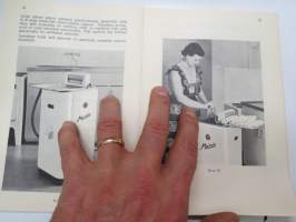 Pesu mainioksi -  pesukone Mainio 60 -myyntiesitekirjanen -washing machine brochure book