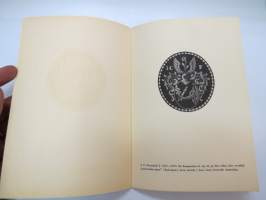 Tryckalstren från Frenckells   - myyntiesite 1950 -promotional book of printing house