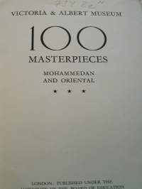 victoria &amp; albert museum 100 masterpiesces