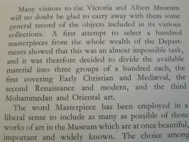 victoria &amp; albert museum 100 masterpiesces