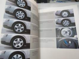 Audi A4 Sedan 2001 -myyntiesite / sales brochure