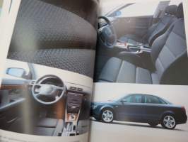 Audi A4 Sedan 2001 -myyntiesite / sales brochure