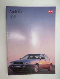 Audi 80 1993 -myyntiesite / sales brochure