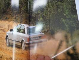 Audi 100 1992 -myyntiesite / sales brochure