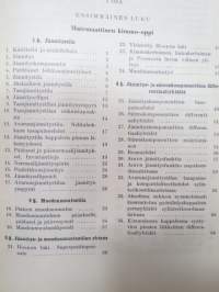 Kimmo- ja lujuusoppi I - Matemaattinen Kimmo-oppi. Aineiden kokeellisesti määrätty kimmo- ja lujuusominaisuudet. Suoran sauvan veto ja puristus. Suoran palkin