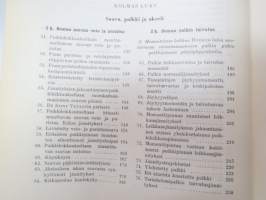 Kimmo- ja lujuusoppi I - Matemaattinen Kimmo-oppi. Aineiden kokeellisesti määrätty kimmo- ja lujuusominaisuudet. Suoran sauvan veto ja puristus. Suoran palkin